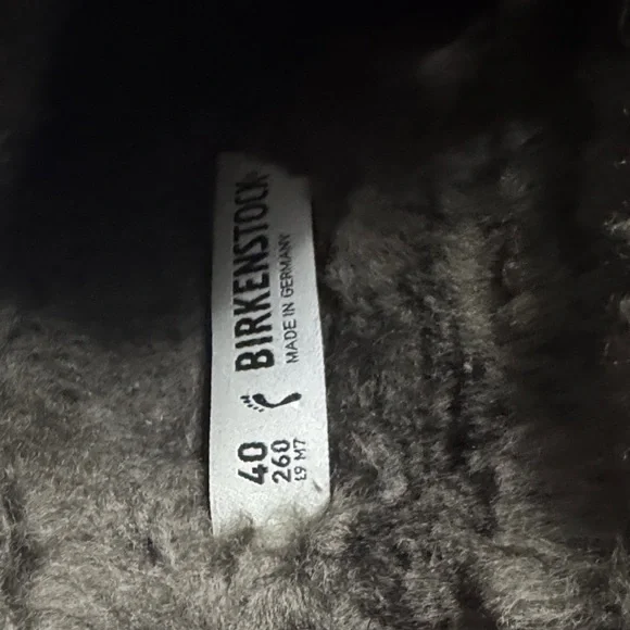 Birkenstock Suede Slip-On Shoes with Buckle - mocha size 40 - Picture 8 of 11